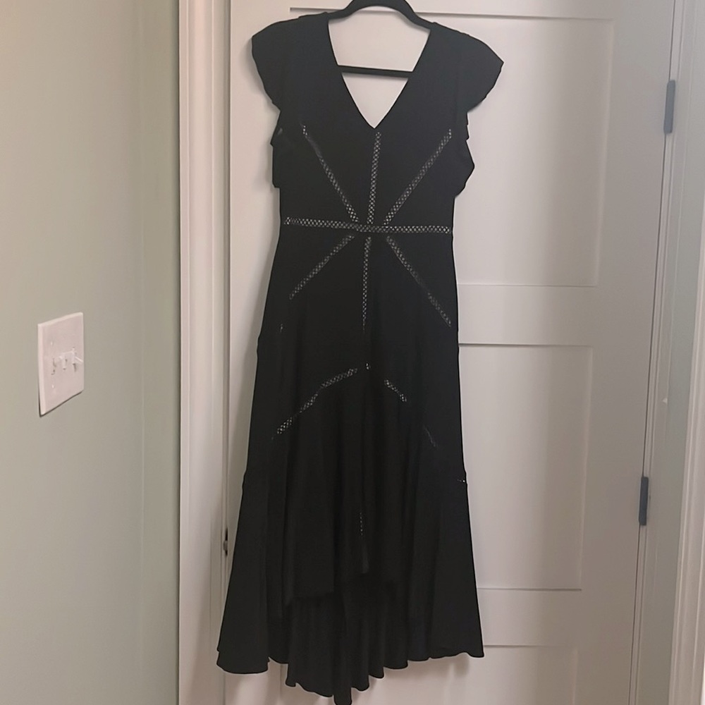 NWT Taylor Black High Low Dress